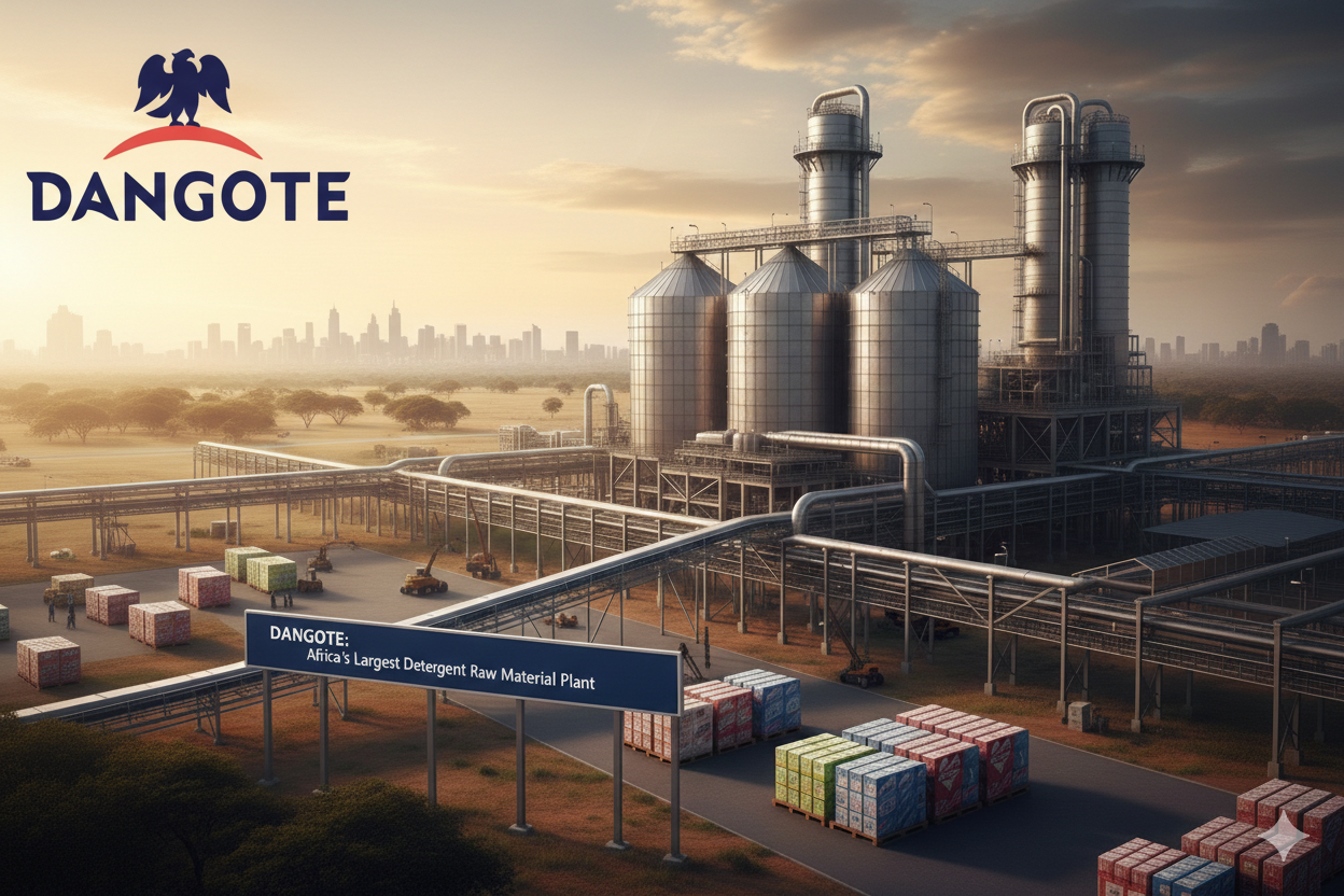 Dangote to build Africas largest detergent raw material plant as refinery hits full capacity