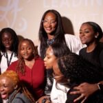 Tems at the launch of her Leading Vibe Initiative in Lagos August 2025