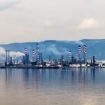 oil, petkim, tüpraş, kocaeli, turkey, sea, nature, view, refinery, natural gas