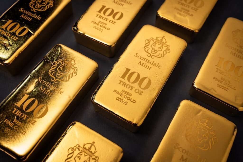 Gold bullion bars precious metals South Africa markets