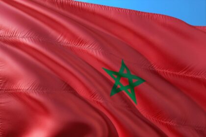 flag, morocco, north africa, banner