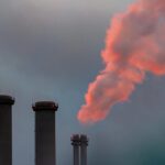 chimneys, power plant, industry, smoke, steam, thermal power station, energy