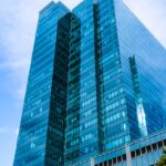 a very tall building with a lot of windows