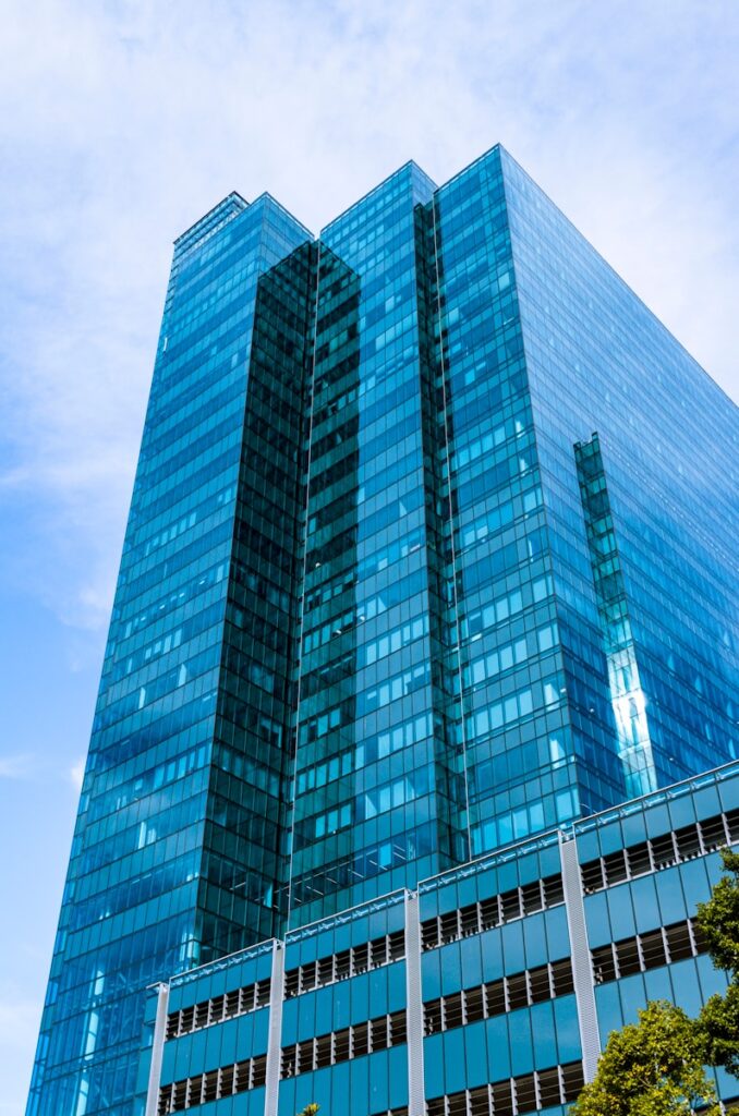 a very tall building with a lot of windows