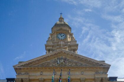 Stunning architectural detail of Cape Town City Hall, showcasing its remarkable design.