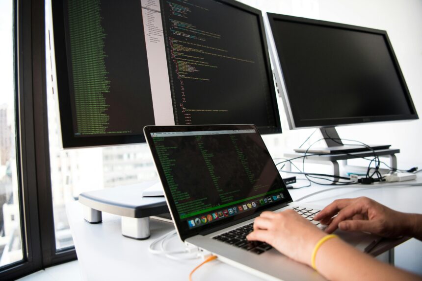 Africa digital technology data innovation startup code screen laptop