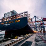 Container ship port harbour cargo maritime shipping global trade
