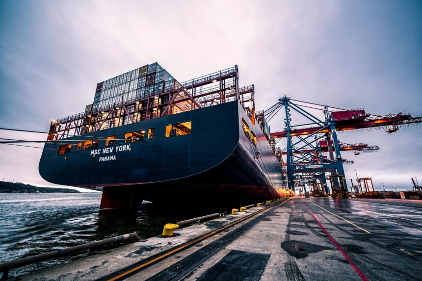 Container ship port harbour cargo maritime shipping global trade