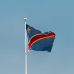 a flag on a pole