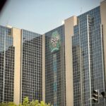 A large building of the central bank of nigeria.